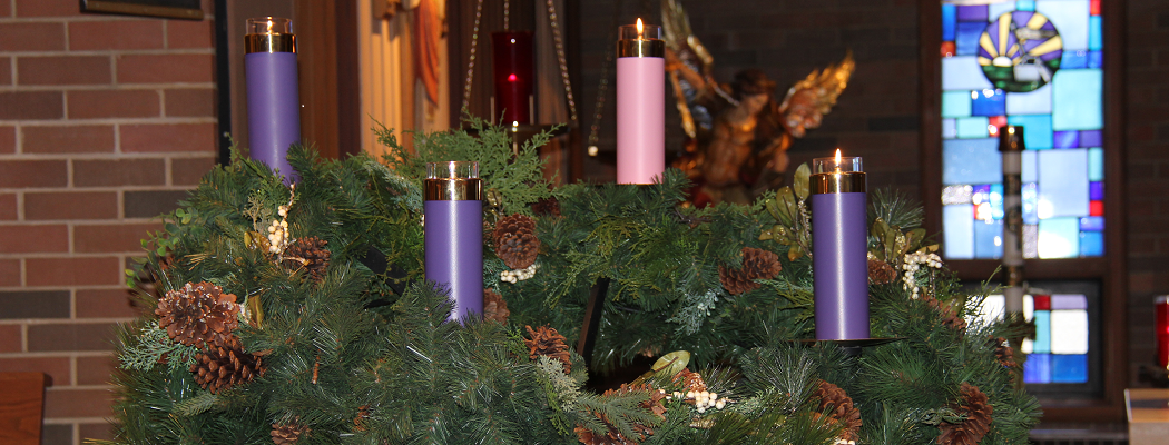 Advent Wreath at St. Clement Church