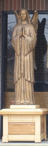 St Clement Angel at Front of Church