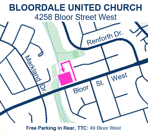 Bloordale United Church Map