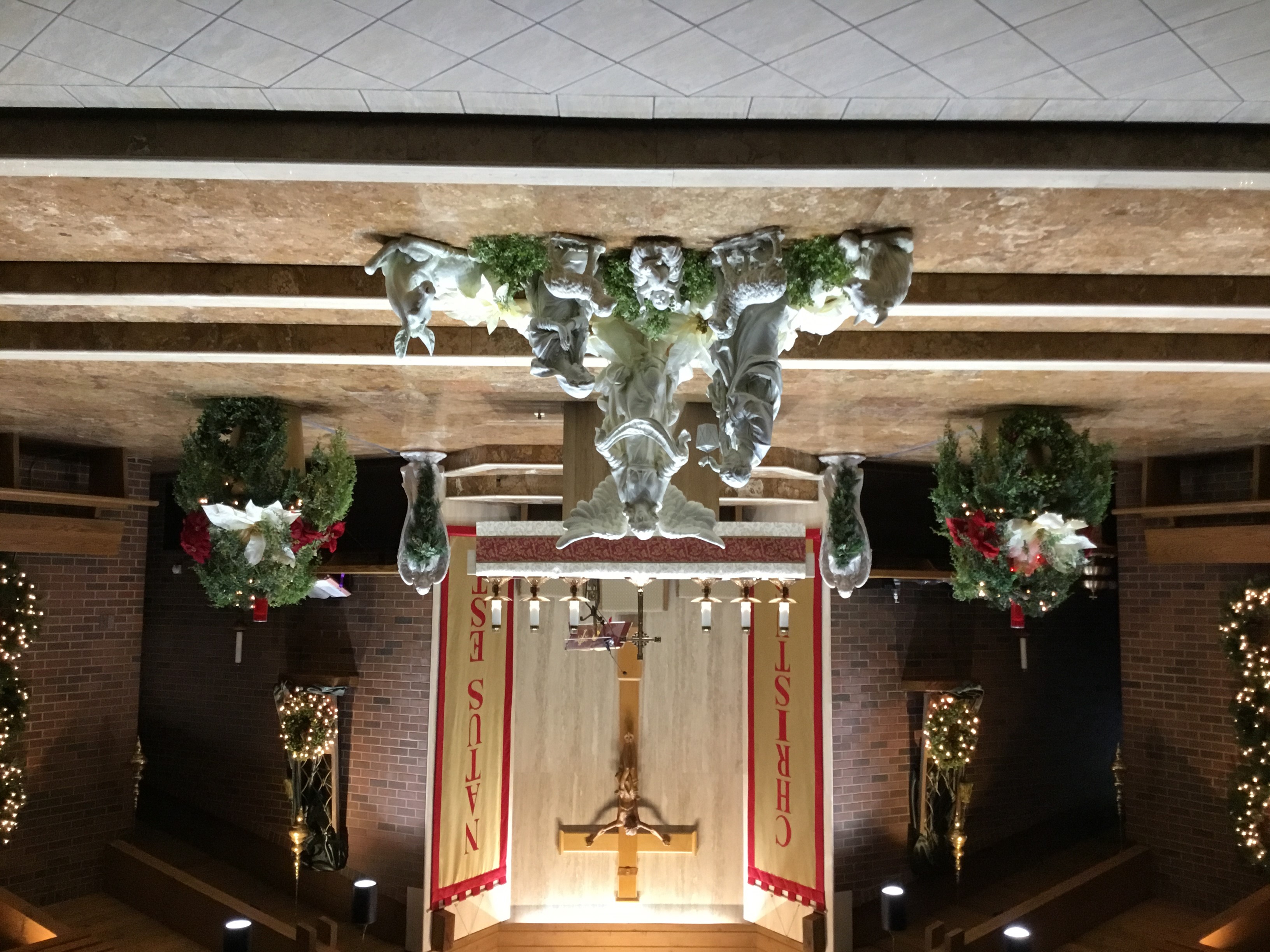 Christmas 2022 Nativity Scene 1 in front of Altar