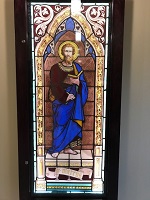 Stained Glass Wind of St. Matthew the Evangelist by Elevator
