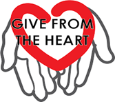 Give from the Heart - Words over 2 Hands