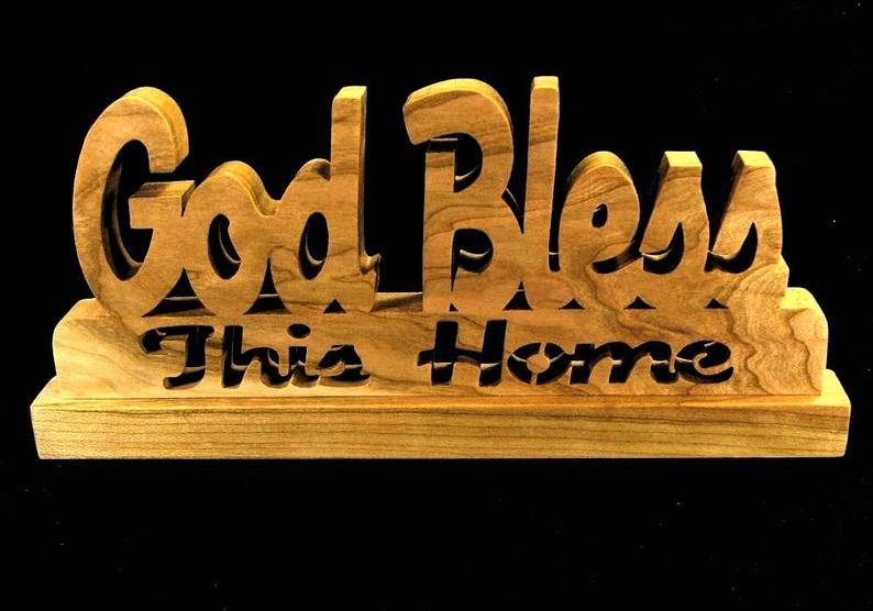 God Bless This Home - Made from Wood