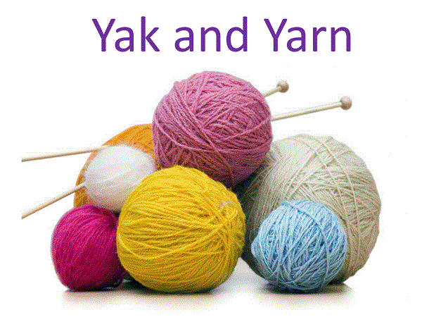 Yak and Yarn - Balls of Yarn and Knitting Needles