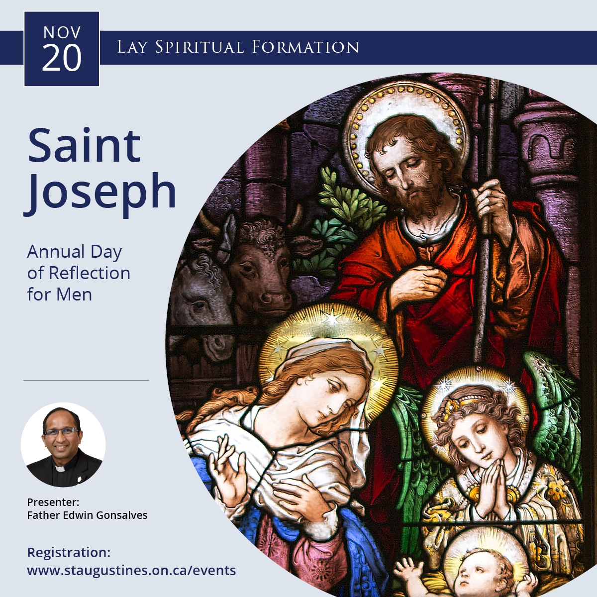 Saint Joseph Annual Day of Reflection for Men Poster