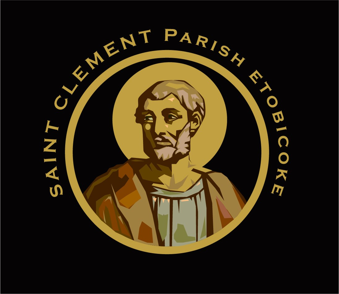 Saint Clement Parish Etobicoke - with picture of St Clement - used on T-shirts for WYD