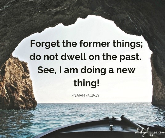Forget the Former Things - Looking out from a cave into open sea