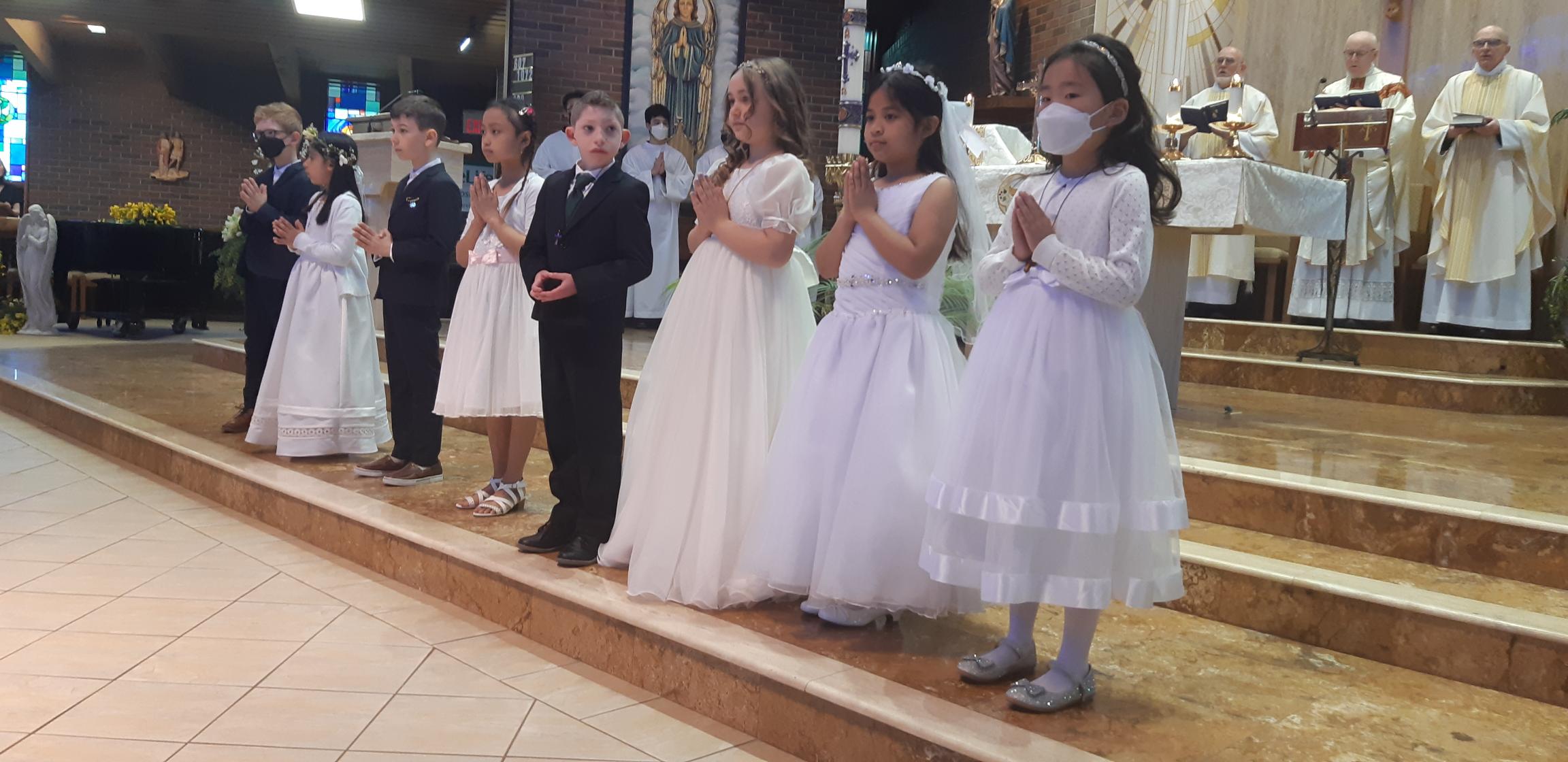 May 8 First Communion Candidates