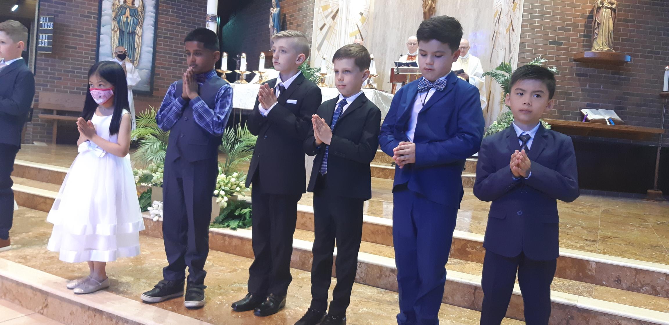 May 14 First Communion Candidates Group 2