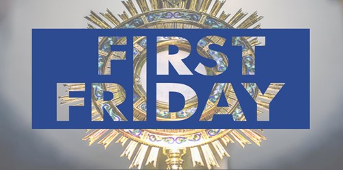 First Friday Words Over Monstrance