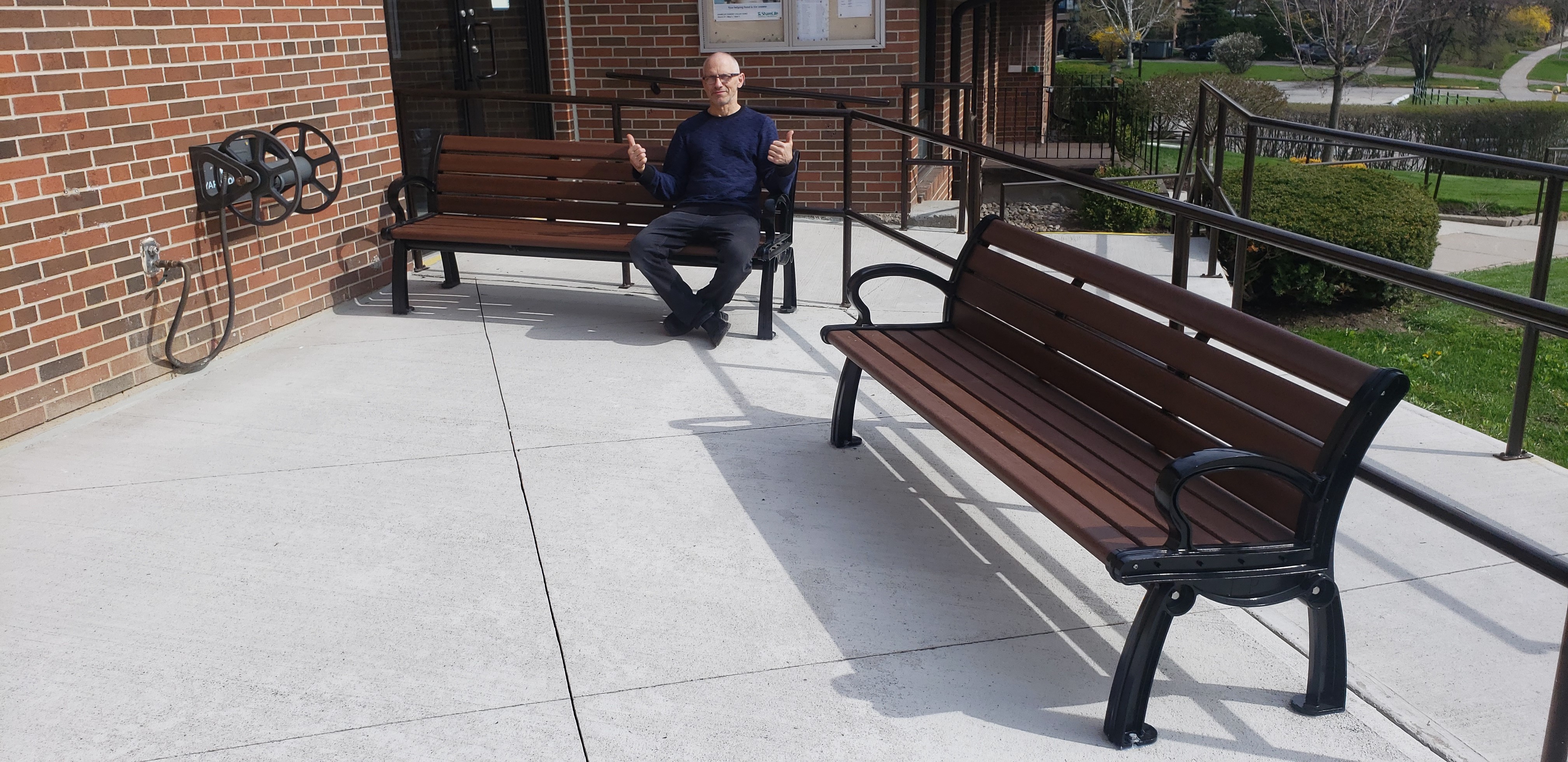 Benches for Shrine at St. Clement