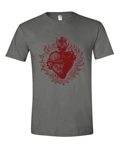 Sacred Heart Grey T-Shirt